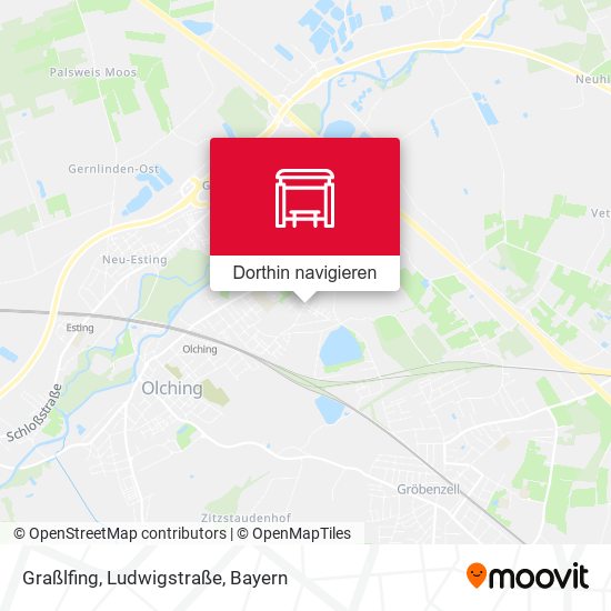 Graßlfing, Ludwigstraße Karte