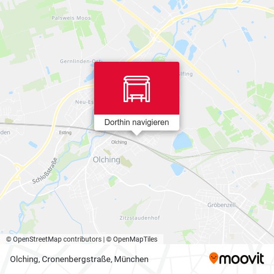 Olching, Cronenbergstraße Karte