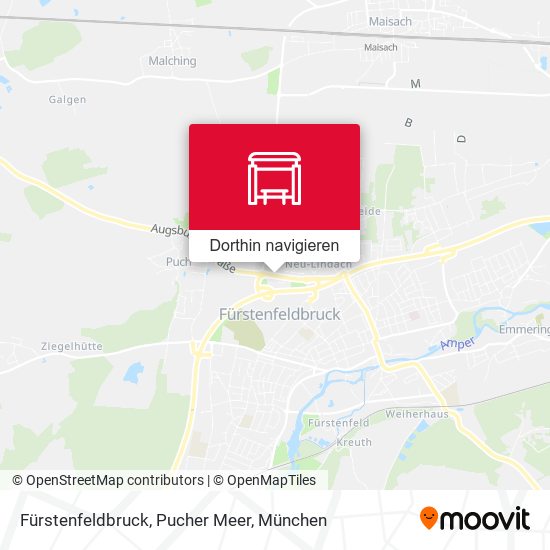 Fürstenfeldbruck, Pucher Meer Karte