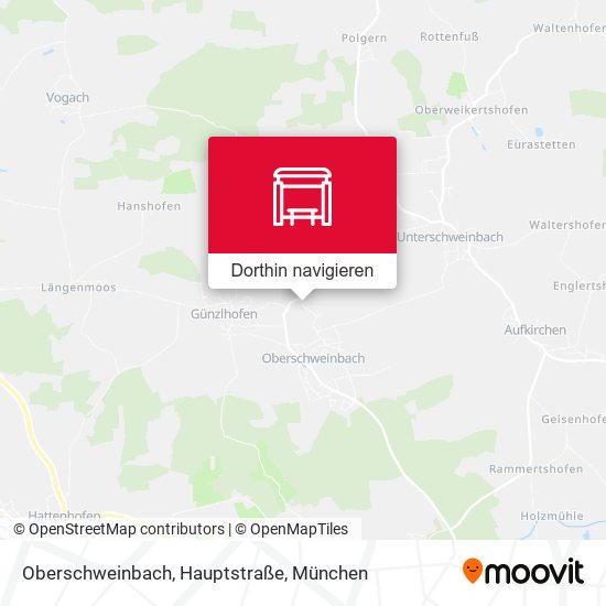 Oberschweinbach, Hauptstraße Karte