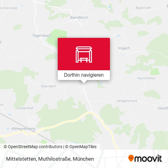 Mittelstetten, Muthilostraße Karte