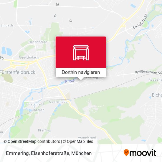 Emmering, Eisenhoferstraße Karte