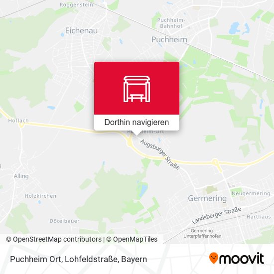 Puchheim Ort, Lohfeldstraße Karte