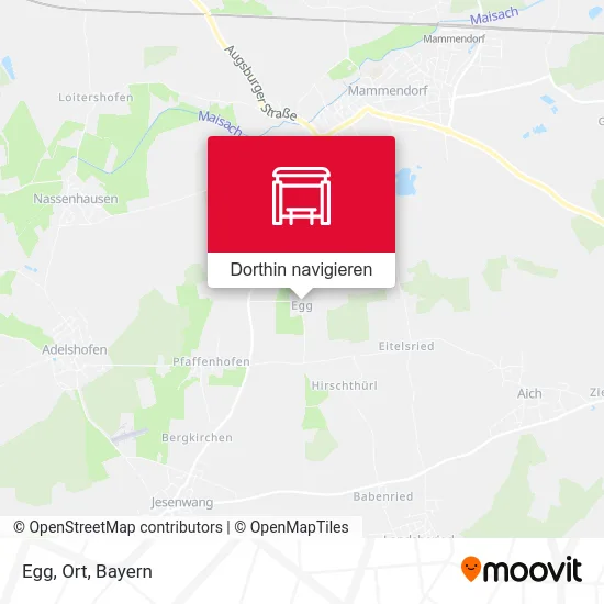 Egg, Ort Karte