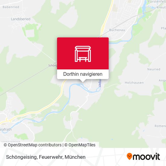 Schöngeising, Feuerwehr Karte