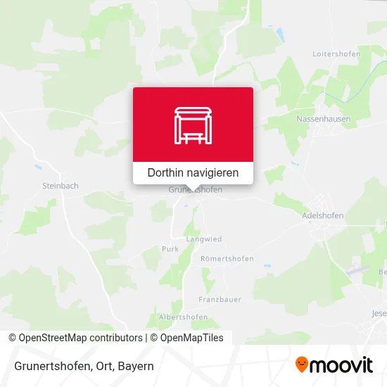 Grunertshofen, Ort Karte