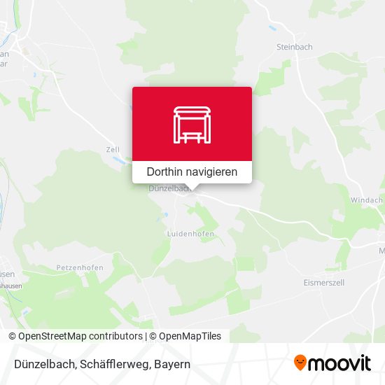 Dünzelbach, Schäfflerweg Karte