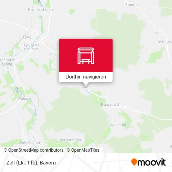 Zell (Lkr. Ffb) Karte