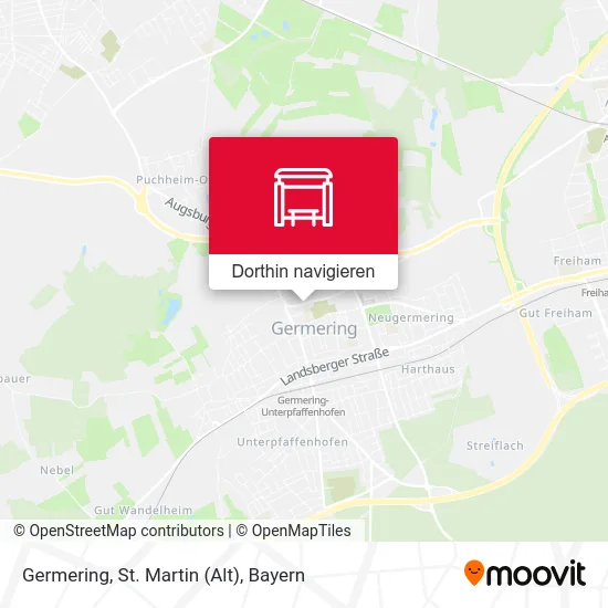 Germering, St. Martin (Alt) Karte