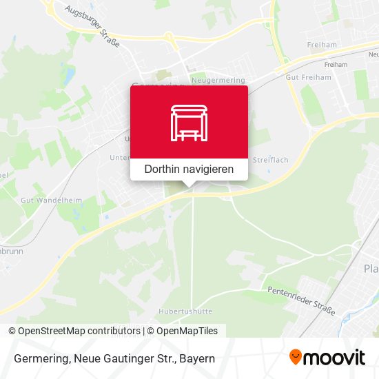 Germering, Neue Gautinger Str. Karte