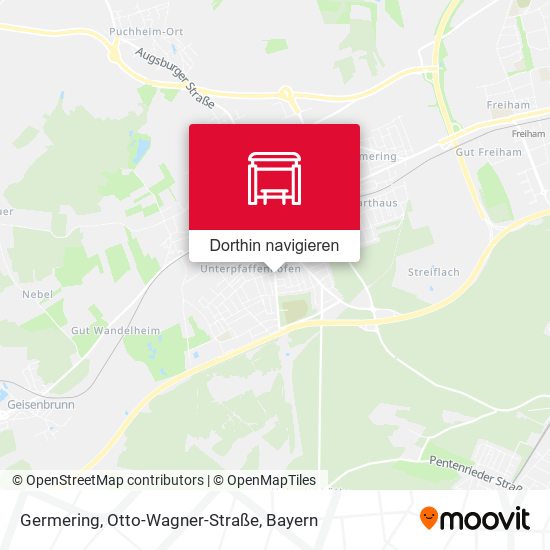 Germering, Otto-Wagner-Straße Karte