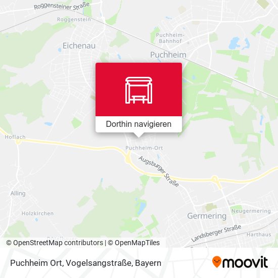 Puchheim Ort, Vogelsangstraße Karte
