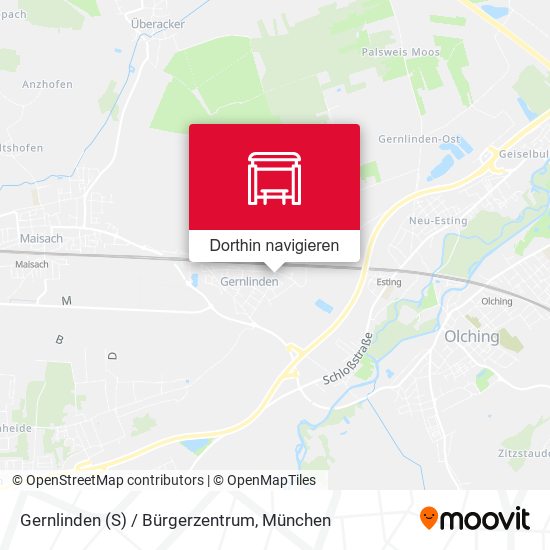 Gernlinden (S) / Bürgerzentrum Karte