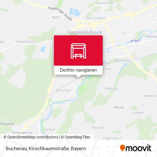 Buchenau, Kirschbaumstraße Karte