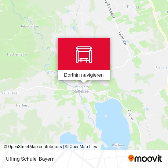 Uffing Schule Karte
