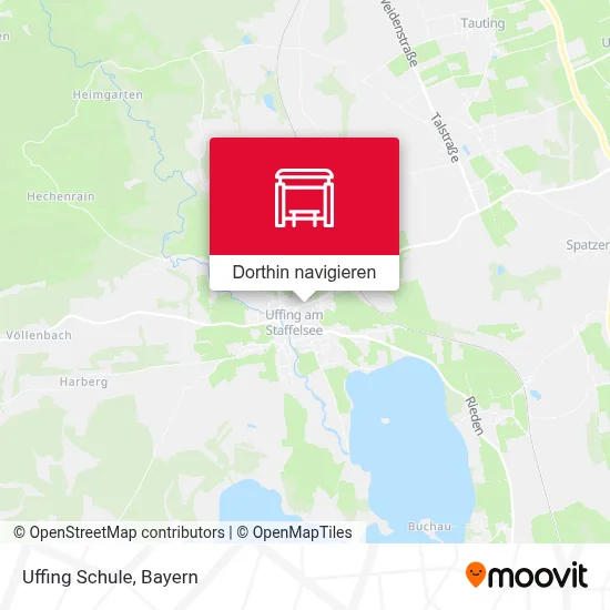 Uffing Schule Karte