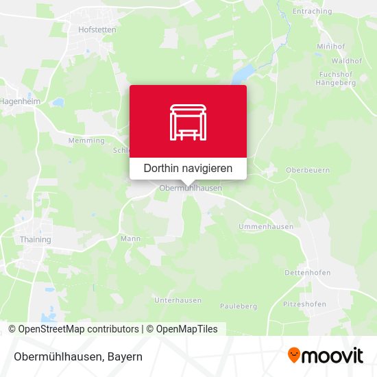Obermühlhausen Karte