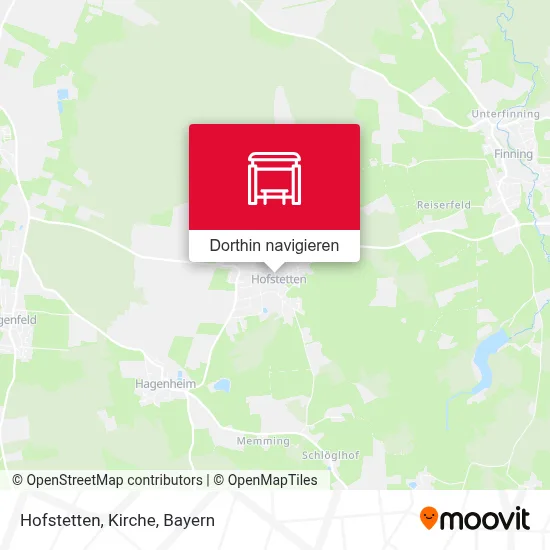 Hofstetten, Kirche Karte