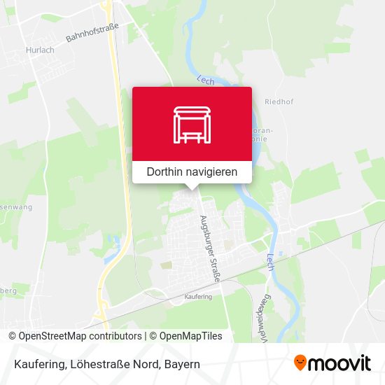 Kaufering, Löhestraße Nord Karte