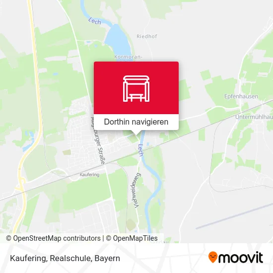 Kaufering, Realschule Karte