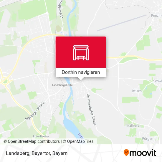 Landsberg, Bayertor Karte