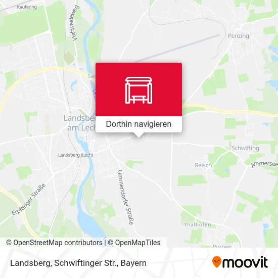 Landsberg, Schwiftinger Str. Karte