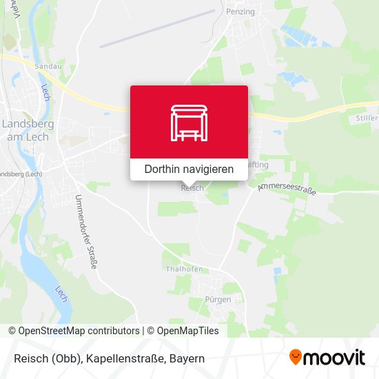 Reisch (Obb), Kapellenstraße Karte