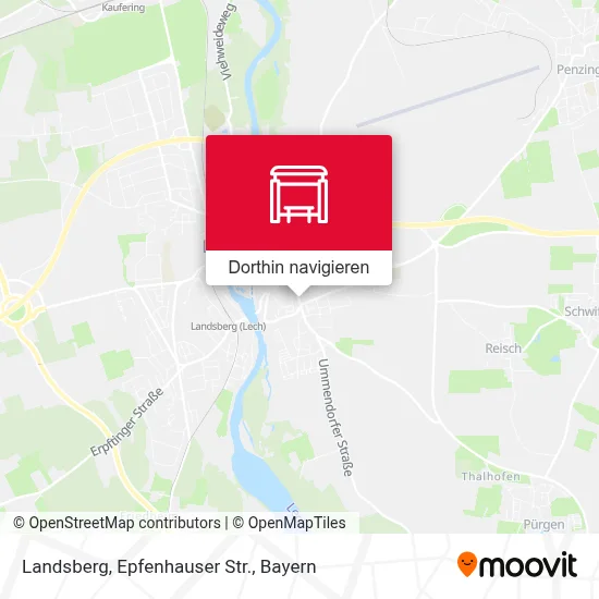 Landsberg, Epfenhauser Str. Karte