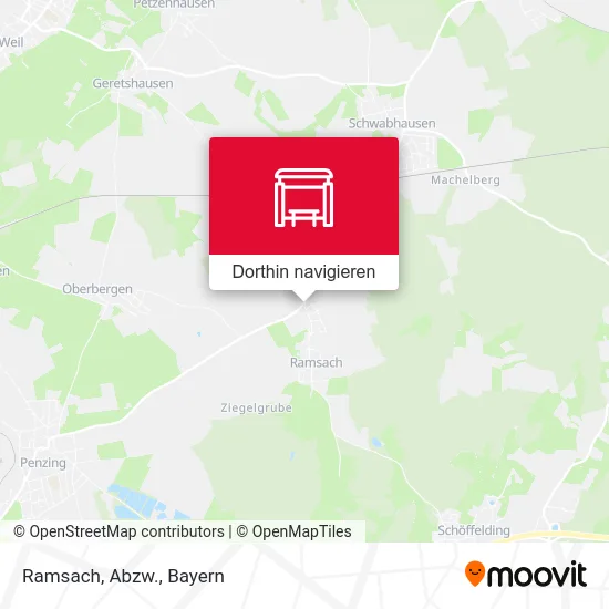 Ramsach, Abzw. Karte