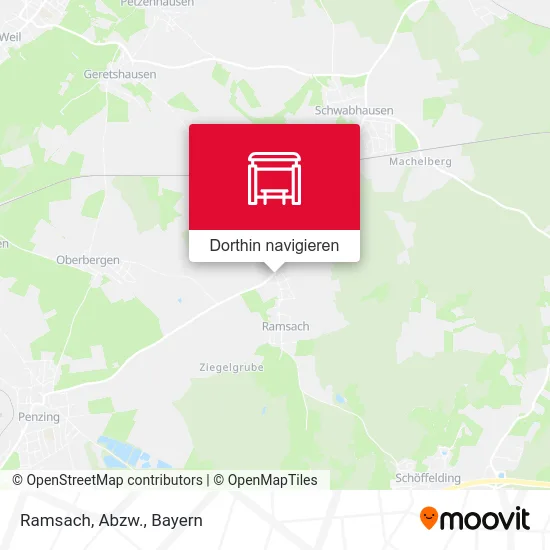 Ramsach, Abzw. Karte