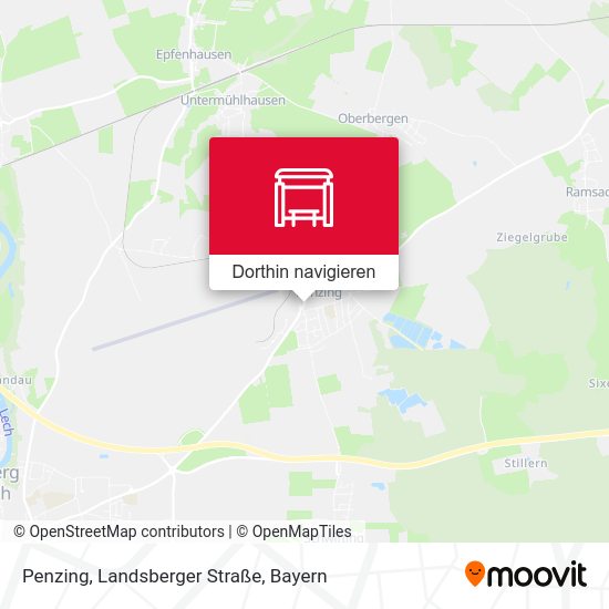 Penzing, Landsberger Straße Karte