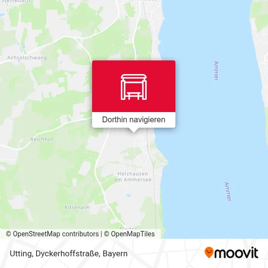 Utting, Dyckerhoffstraße Karte