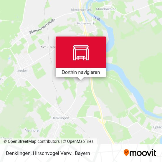 Denklingen, Hirschvogel Verw. Karte