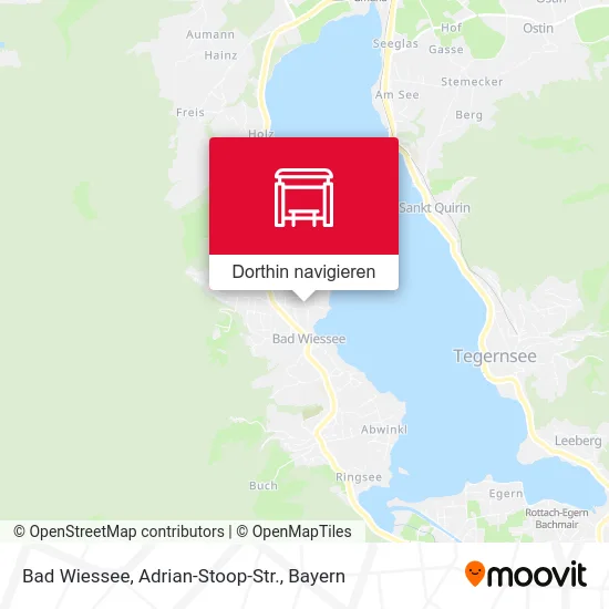 Bad Wiessee, Adrian-Stoop-Str. Karte