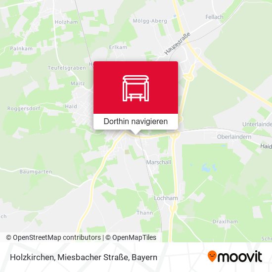 Holzkirchen, Miesbacher Straße Karte