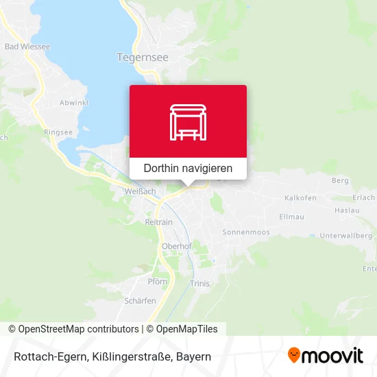 Rottach-Egern, Kißlingerstraße Karte