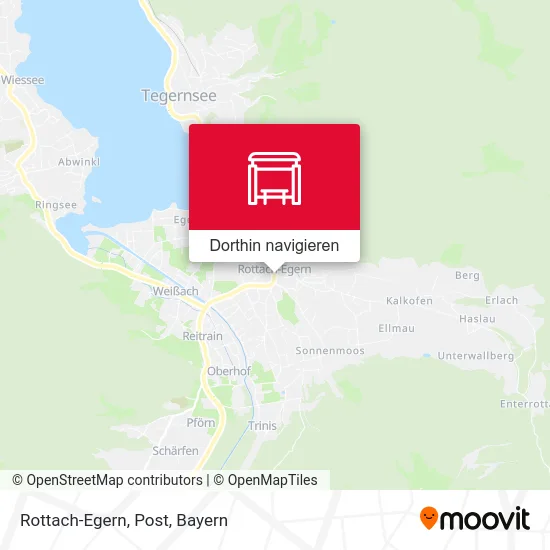 Rottach-Egern, Post Karte