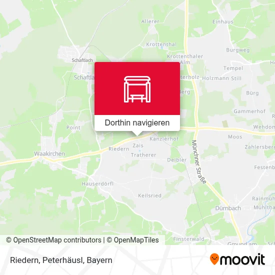 Riedern, Peterhäusl Karte
