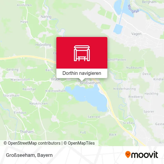 Großseeham Karte