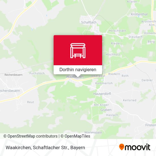 Waakirchen, Schaftlacher Str. Karte