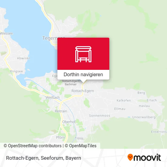 Rottach-Egern, Seeforum Karte