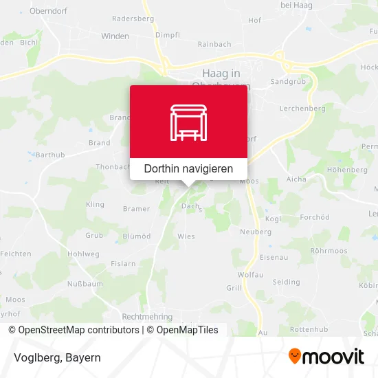 Voglberg Karte