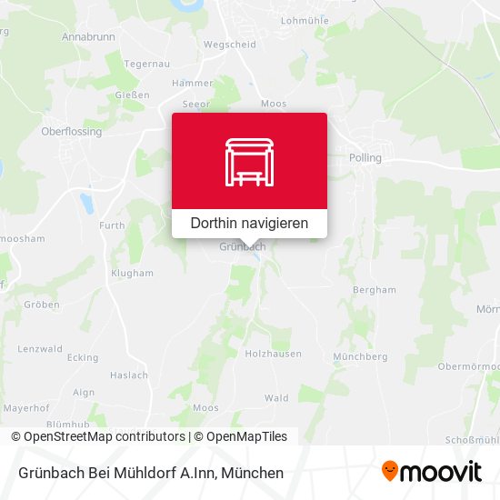 Grünbach Bei Mühldorf A.Inn Karte
