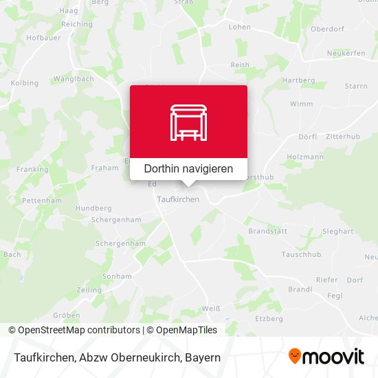 Taufkirchen, Abzw Oberneukirch Karte