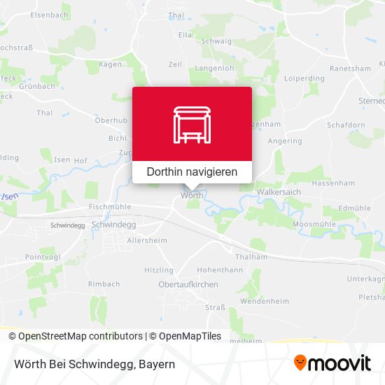 Wörth Bei Schwindegg Karte