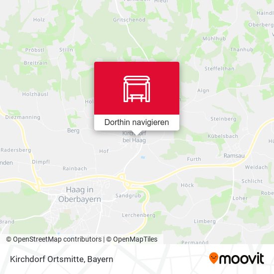 Kirchdorf Ortsmitte Karte