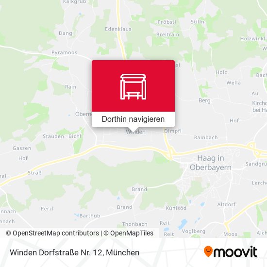 Winden Dorfstraße Nr. 12 Karte