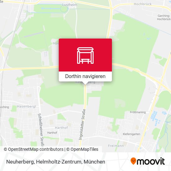 Neuherberg, Helmholtz-Zentrum Karte