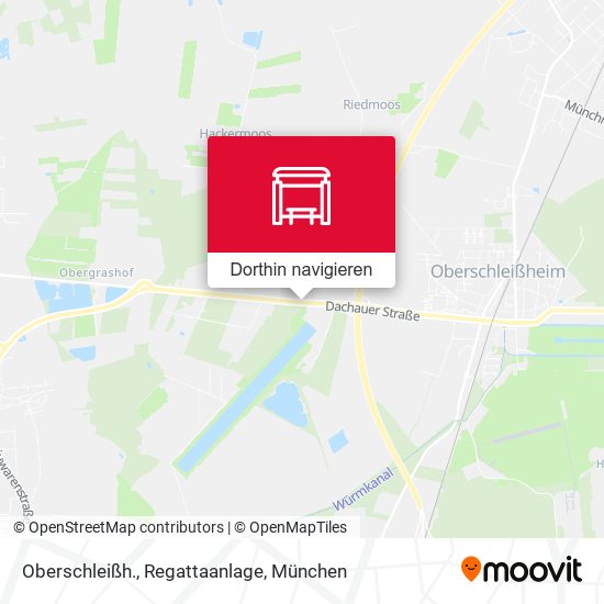Oberschleißh., Regattaanlage Karte
