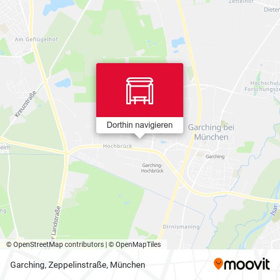 Garching, Zeppelinstraße Karte